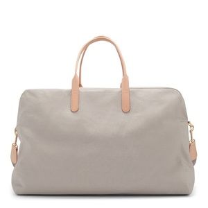 Classic Weekender Bag in Grey/Natural